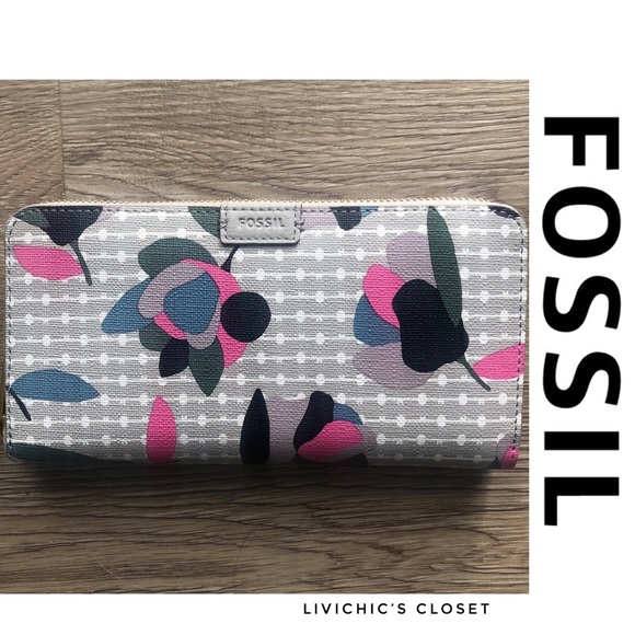 Fossil Handbags - FOSSIL RFID ZIP AROUND WALLET